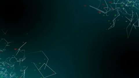 Business background.Digital Data Points Network Loop.Seamless loop. Video stock 102734781