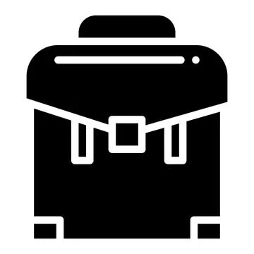 Business Bag Vector Icon Design Illustration Stock Illustration