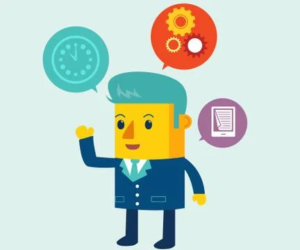 Business Balloon Stock Illustration