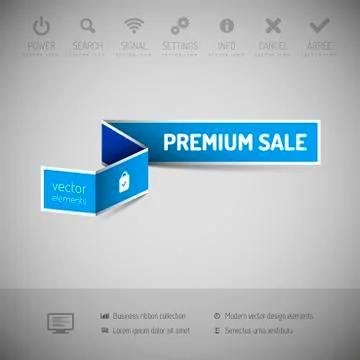 Business Banner Illustrazione stock