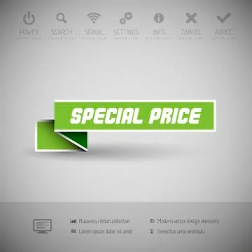 Business Banner Illustrazione stock