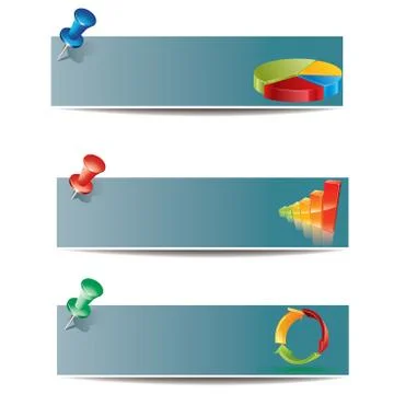 Business banners Stock Illustration