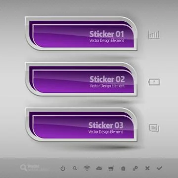 Business banners. Vector design elements for infographics. 库存插图