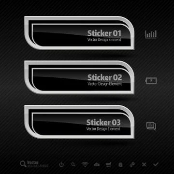 Business banners. Vector design elements for infographics. Stock Illustration