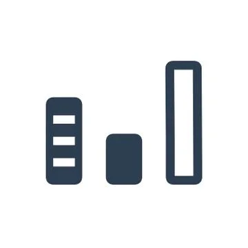 Business Bar Chart Icon Stock Illustration