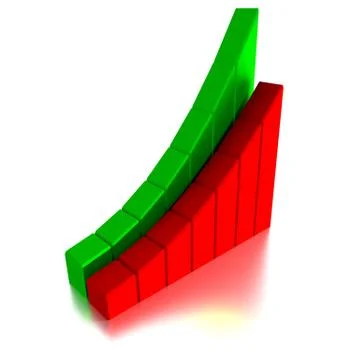 Business Bar Chart Stock Illustration