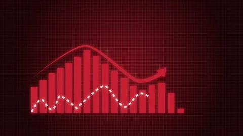 Business bar chart on a world map background showing global business data a.. Stock Footage 336876862