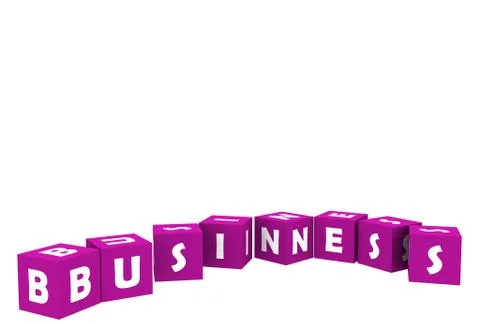 Business block Stock-Illustration