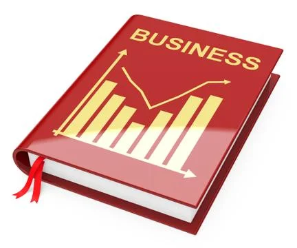 The business book Stock Illustration