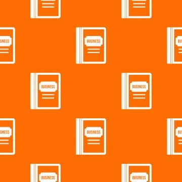 Business book pattern seamless Illustrazione stock