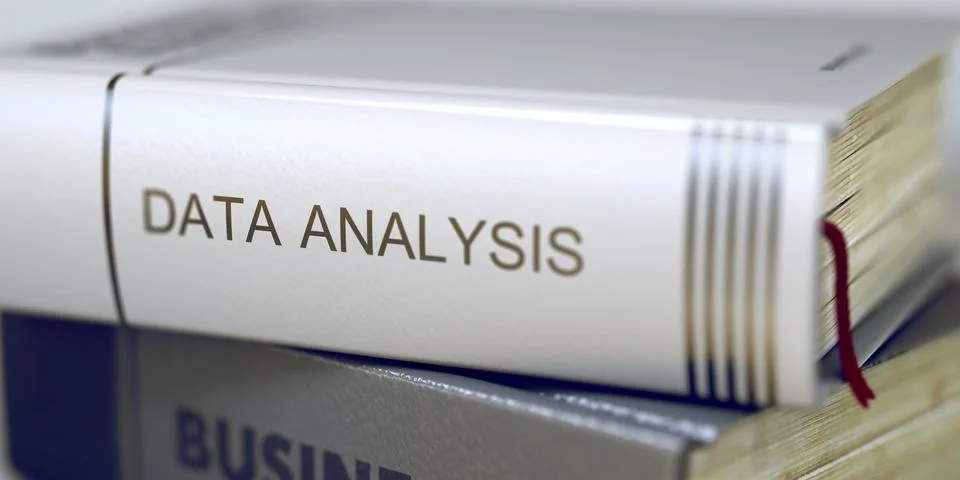 Business - Book Title. Data Analysis Stock Illustration
