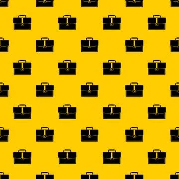 Business briefcase pattern vector Illustrazione stock