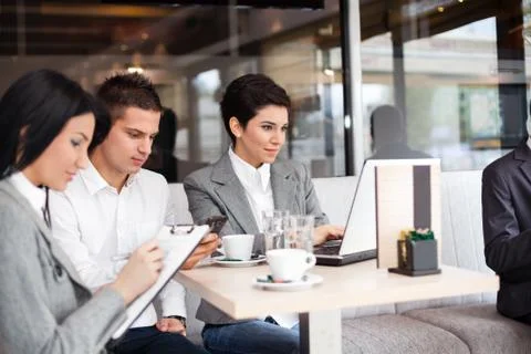 Business briefing Stock Photos