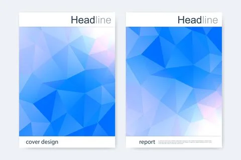 Business brochure design template. Vector flyer layout, abstract colorful p.. Stock Illustration