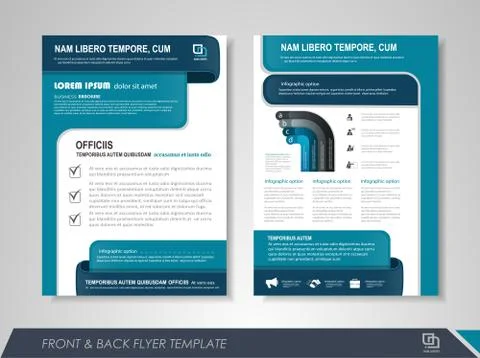 Business brochure Stock Illustration