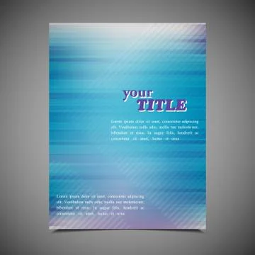 Business brochure template Stock Illustration
