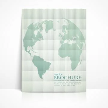 Business brochure template Stock Illustration
