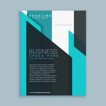 Business brochure template presentation Stock Illustration