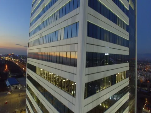 Business building Stock Footage 75215666