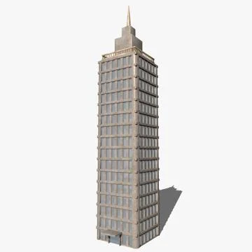 Business building Stock Illustration