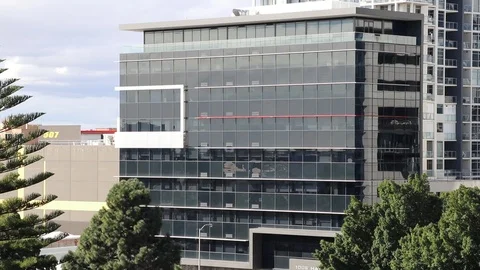 Business building in Perth 库存影片 105145324
