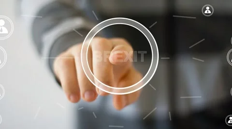 Business button Brexit network web sign Stock Footage 65192276