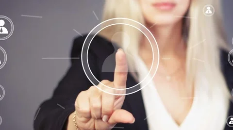 Business button interface communication business group Stock Footage 67454135