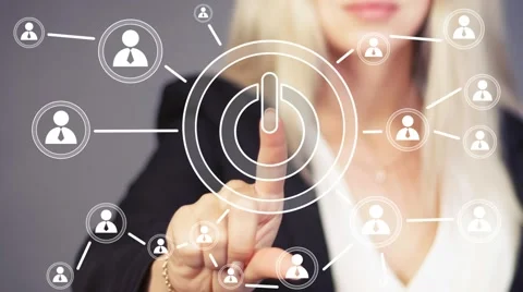 Business button web icon power Stock Footage 53033947