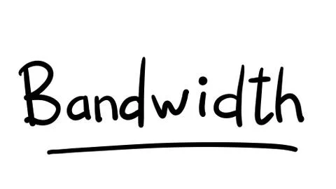 Business Buzzword: bandwidth - vector handwritten phrase Stock Illustration