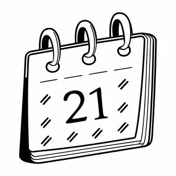 Business Calendar Tool Flat Vector Icon Stock Illustration