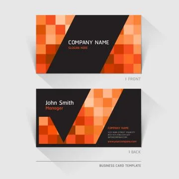 Business card abstract background. Vector illustration. Illustrazione stock