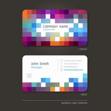 Business card abstract background. Vector illustration. Stock Illustration