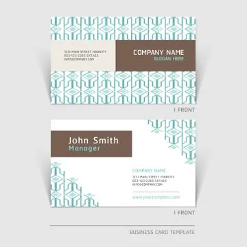 Business card abstract background. Vector illustration. Stock Illustration