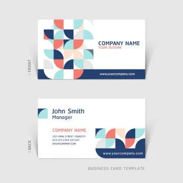 Business card abstract background. Vector illustration. Stock Illustration