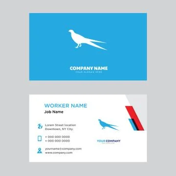 Business card design Free Stock Illustration