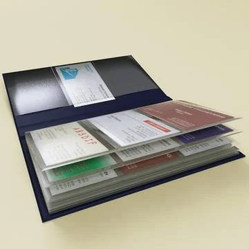 Business Card Holder V2 3D Model