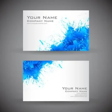 Business Card Stock Illustration