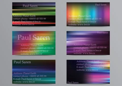 Business card Stock Illustration