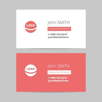 Business card Stock Illustration