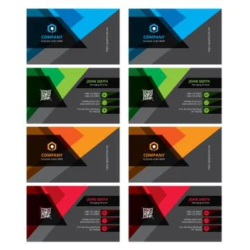 Business Card Stock Illustration