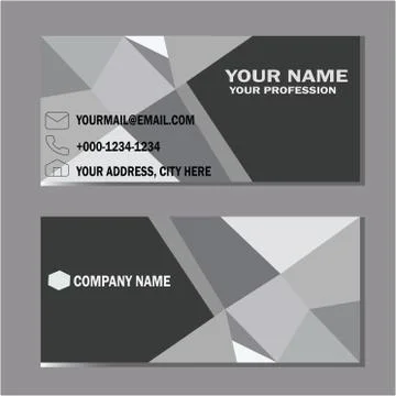 Business Card Stock Illustration