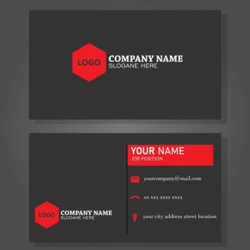 Business card Stock Illustration