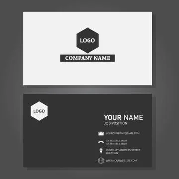 Business card Stock Illustration