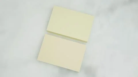 Business card mockup 3d rendering Stock Illustration