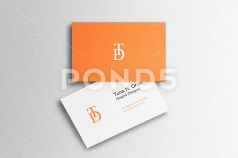 Business card mockup Modello PSD