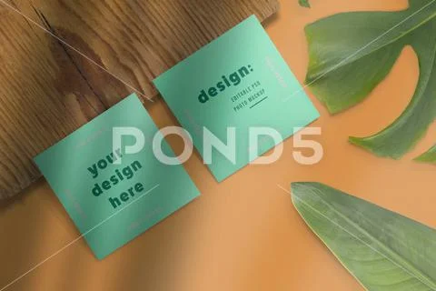 Business Card Mockup PSD Template