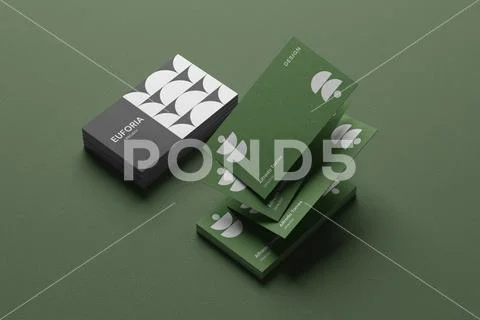 Business Card Mockup Template Modello PSD