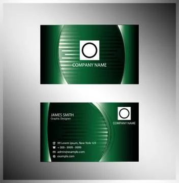 Business card set vector Stock Illustration