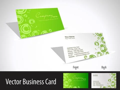 Business card set. Vector. For more similar business card, please visit in .. Stock Illustration