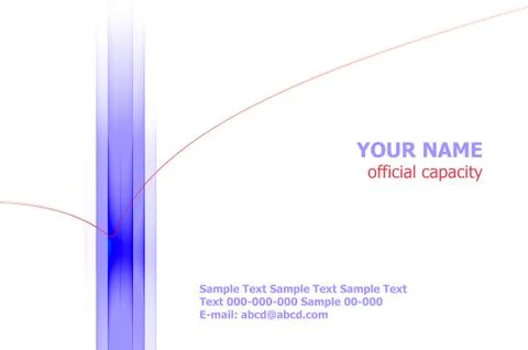 Business-card template Stock Illustration
